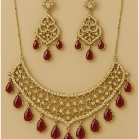 Ruby Jaal Bridal Set