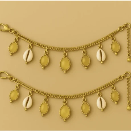 Haldi Anklets