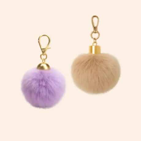 faux fur pom pom