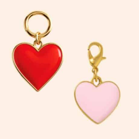 Heart Shape Bag Charms