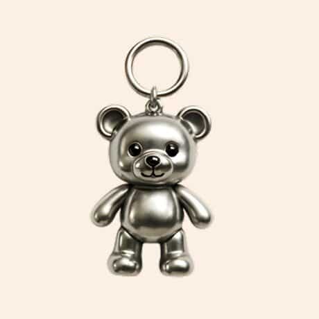 Teddy Bear Bag Charm