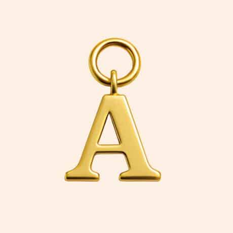 A Alphabet Bag Charm