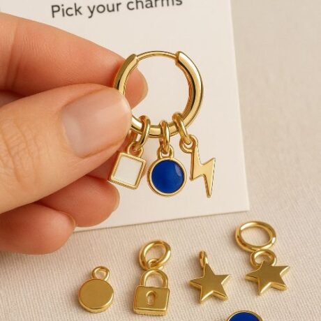 Charm-Lock Hoops (Buildable Earrings)