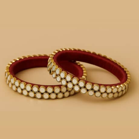 Charulata Mirror Bangles (Set of 2)