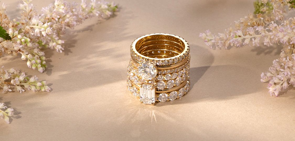 Layered rings and stackables